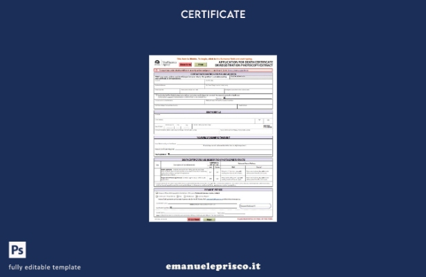 stile verificato Modello di certificato di morte dell'agenzia di statistica vita